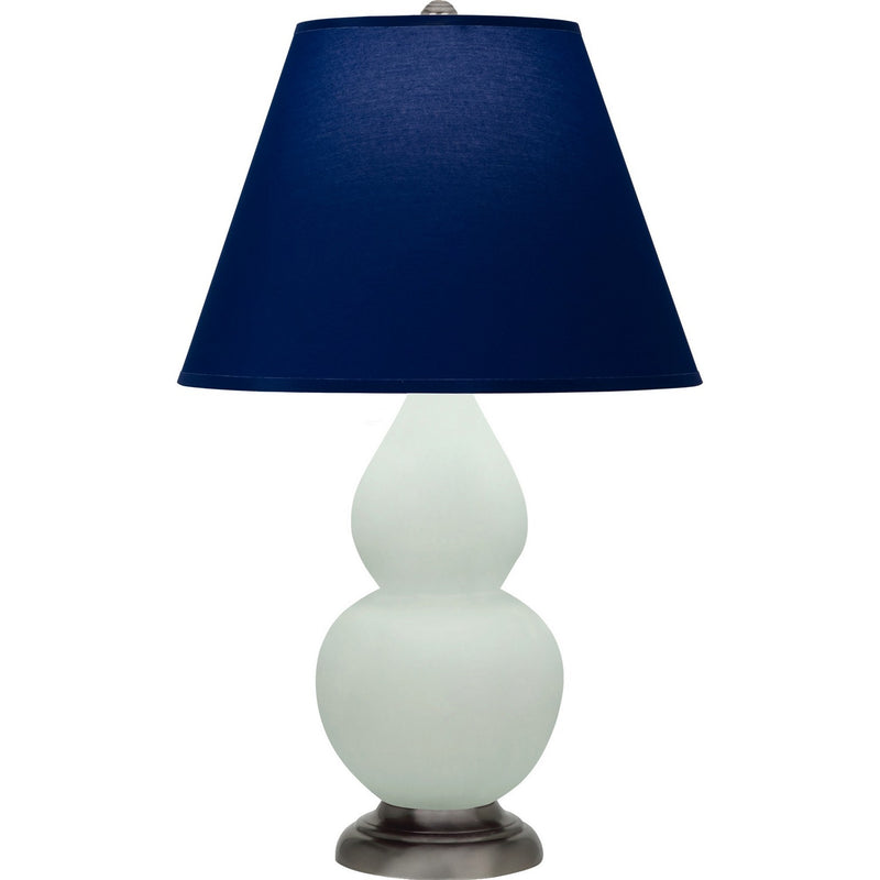 Robert Abbey MCL52N One Light Accent Lamp, Matte Celadon Glazed Ceramic w/Antique Silver