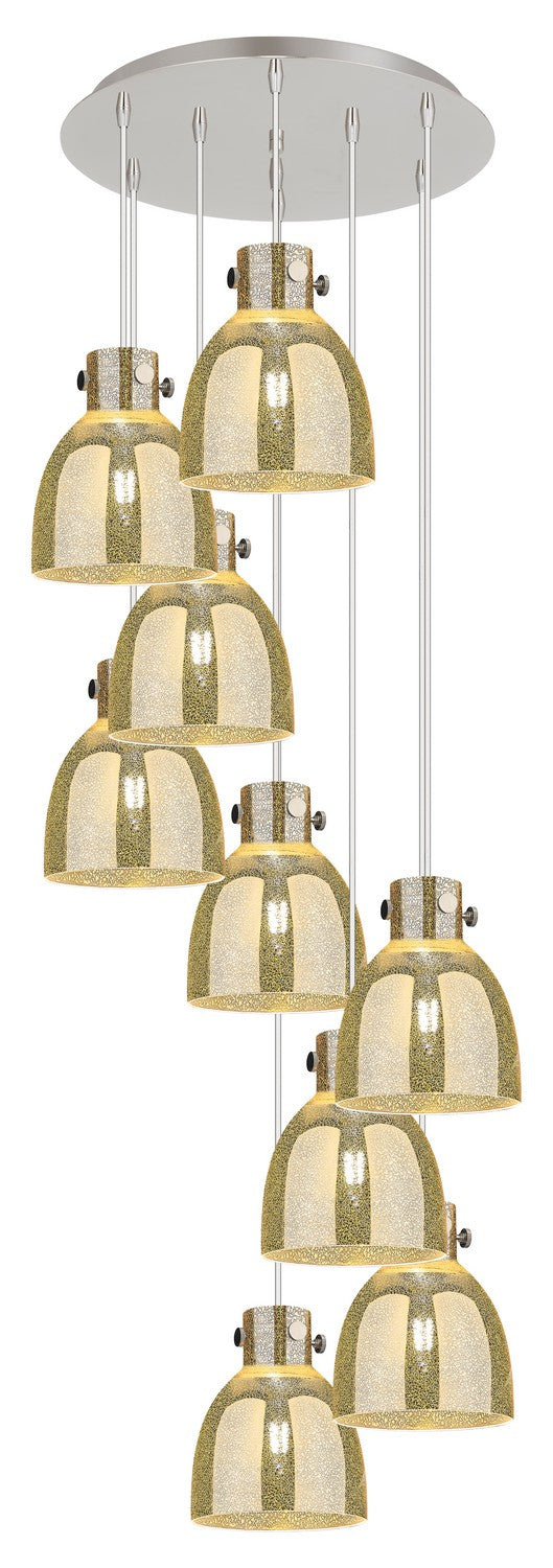 Innovations 119-410-1PS-PN-G412-8ME Nine Light Pendant, Polished Nickel