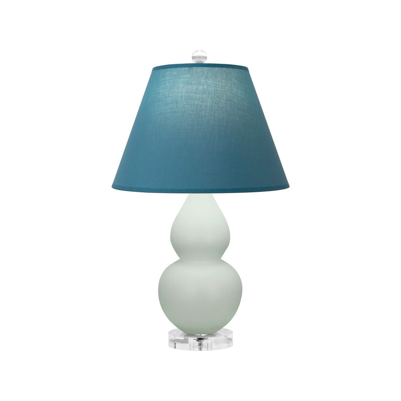 Robert Abbey MCL53B One Light Accent Lamp, Matte Celadon Glazed Ceramic w/Lucite