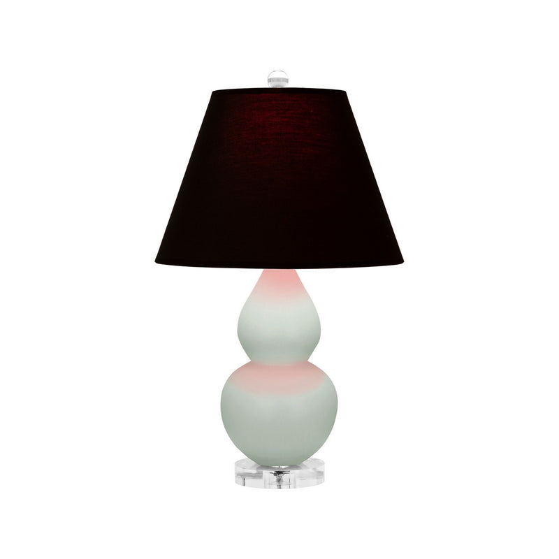 Robert Abbey MCL53K One Light Accent Lamp, Matte Celadon Glazed Ceramic w/Lucite