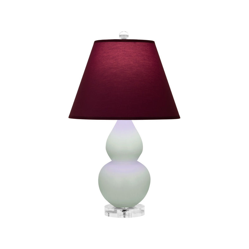 Robert Abbey MCL53P One Light Accent Lamp, Matte Celadon Glazed Ceramic w/Lucite