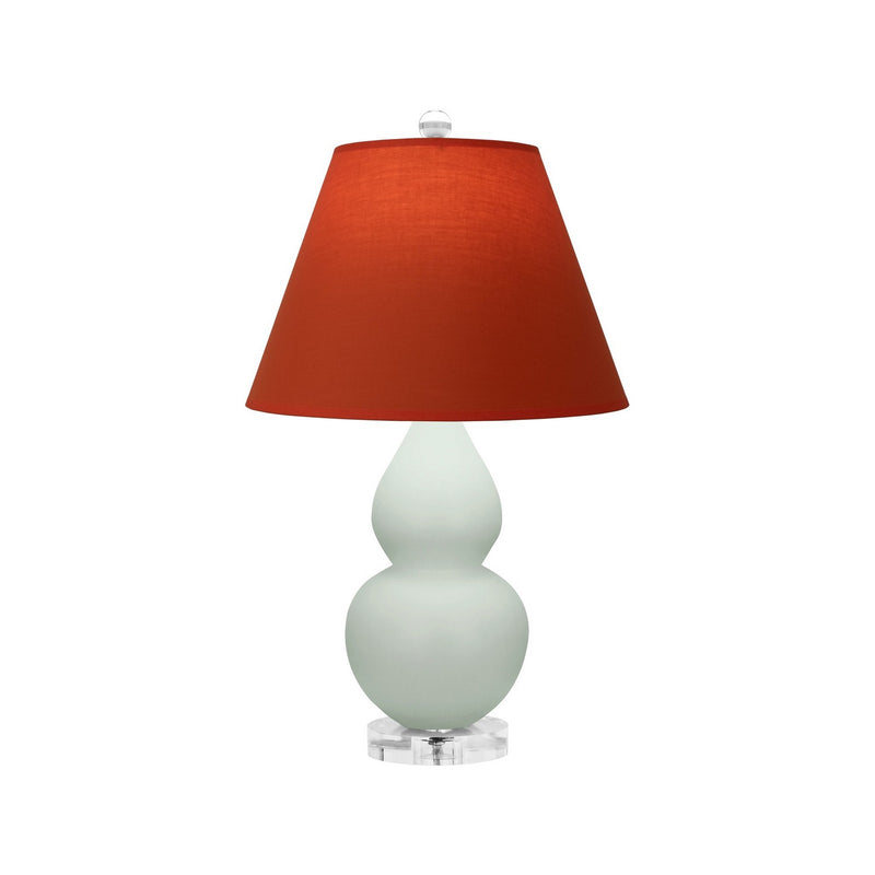 Robert Abbey MCL53T One Light Accent Lamp, Matte Celadon Glazed Ceramic w/Lucite