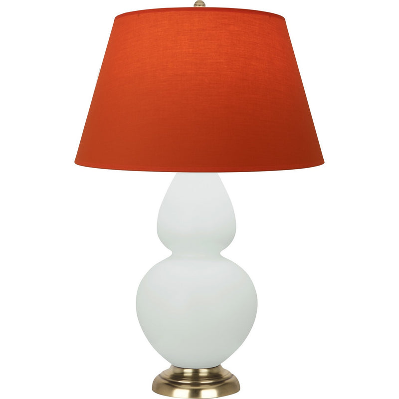 Robert Abbey MCL55T One Light Table Lamp, Matte Celadon Glazed Ceramic w/Antique Natural Brass