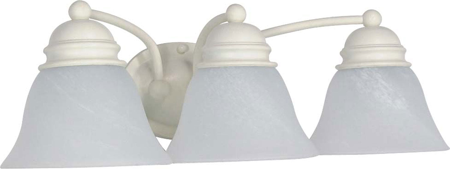 Nuvo Lighting 60-354 Three Light Vanity, Textured White