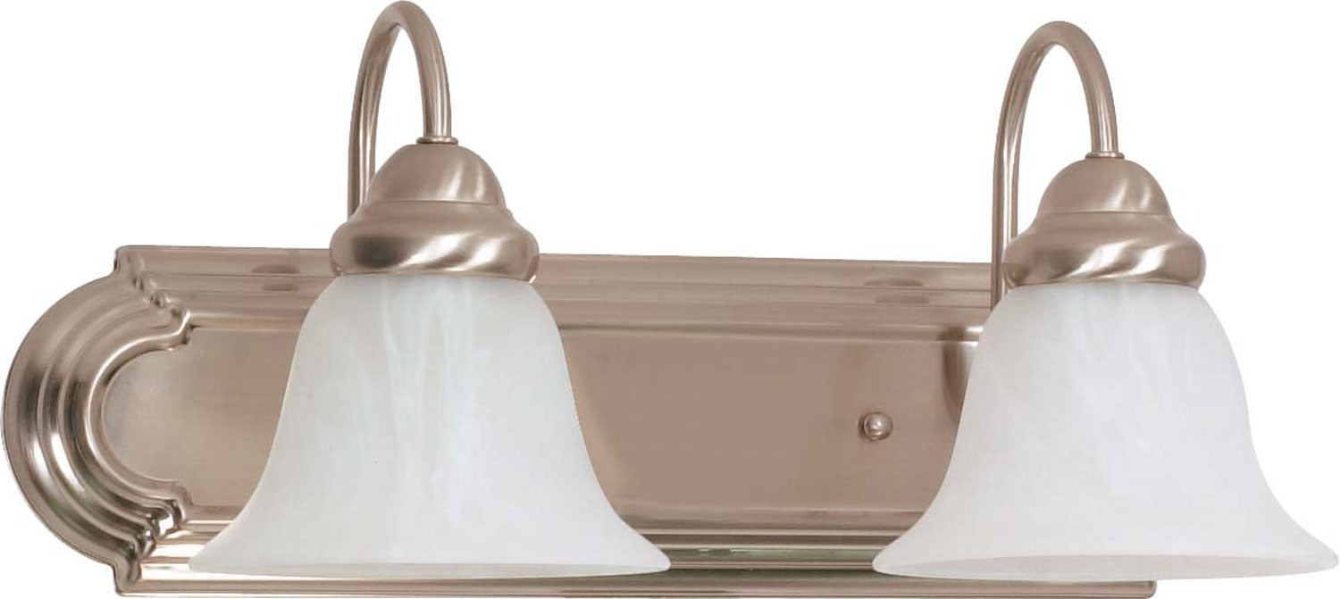 Nuvo Lighting 60-320 Two Light Vanity, Brushed Nickel