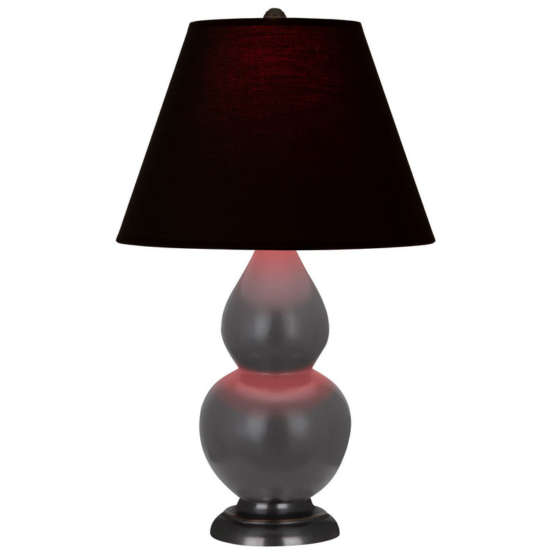 Robert Abbey MCR51K One Light Accent Lamp, Matte Ash Glazed Ceramic w/Deep Patina Bronze