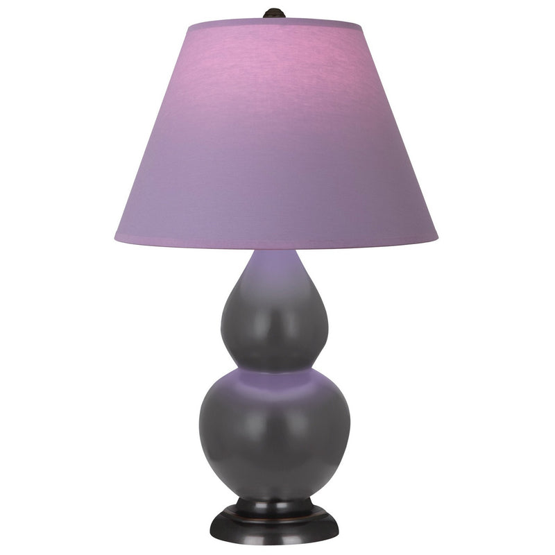Robert Abbey MCR51L One Light Accent Lamp, Matte Ash Glazed Ceramic w/Deep Patina Bronze