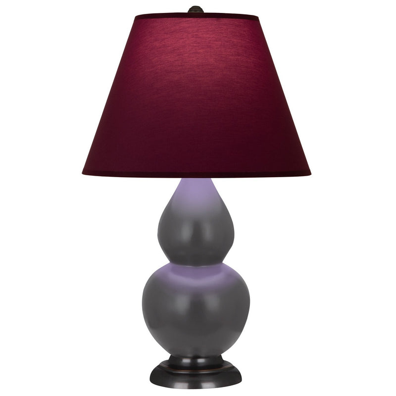 Robert Abbey MCR51P One Light Accent Lamp, Matte Ash Glazed Ceramic w/Deep Patina Bronze