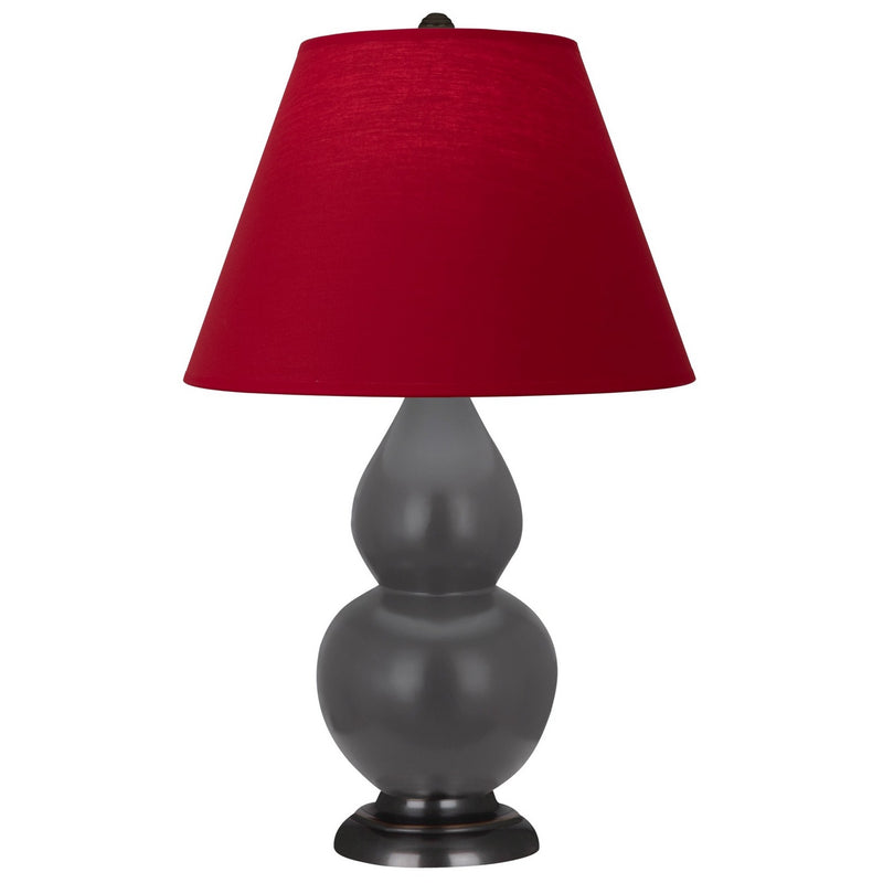 Robert Abbey MCR51R One Light Accent Lamp, Matte Ash Glazed Ceramic w/Deep Patina Bronze