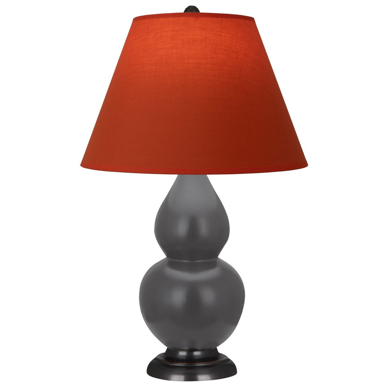 Robert Abbey MCR51T One Light Accent Lamp, Matte Ash Glazed Ceramic w/Deep Patina Bronze
