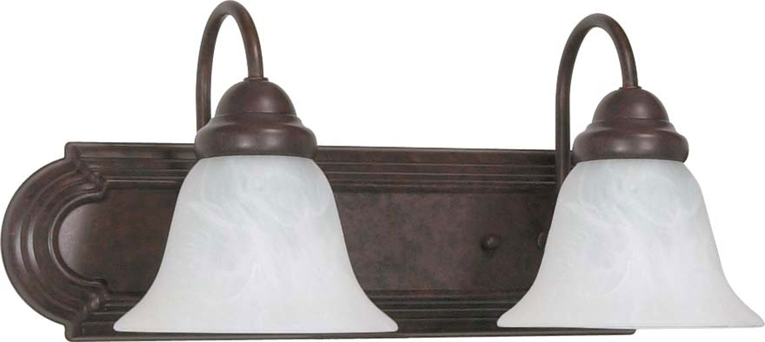 Nuvo Lighting 60-324 Two Light Vanity, Old Bronze