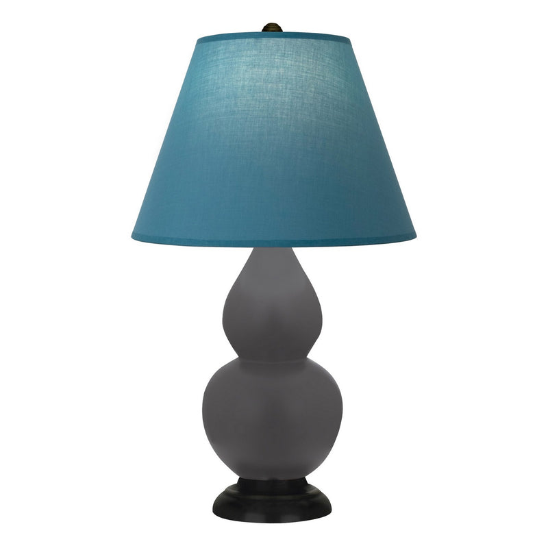 Robert Abbey MCR57B One Light Table Lamp, Matte Ash Glazed Ceramic w/Deep Patina Bronze