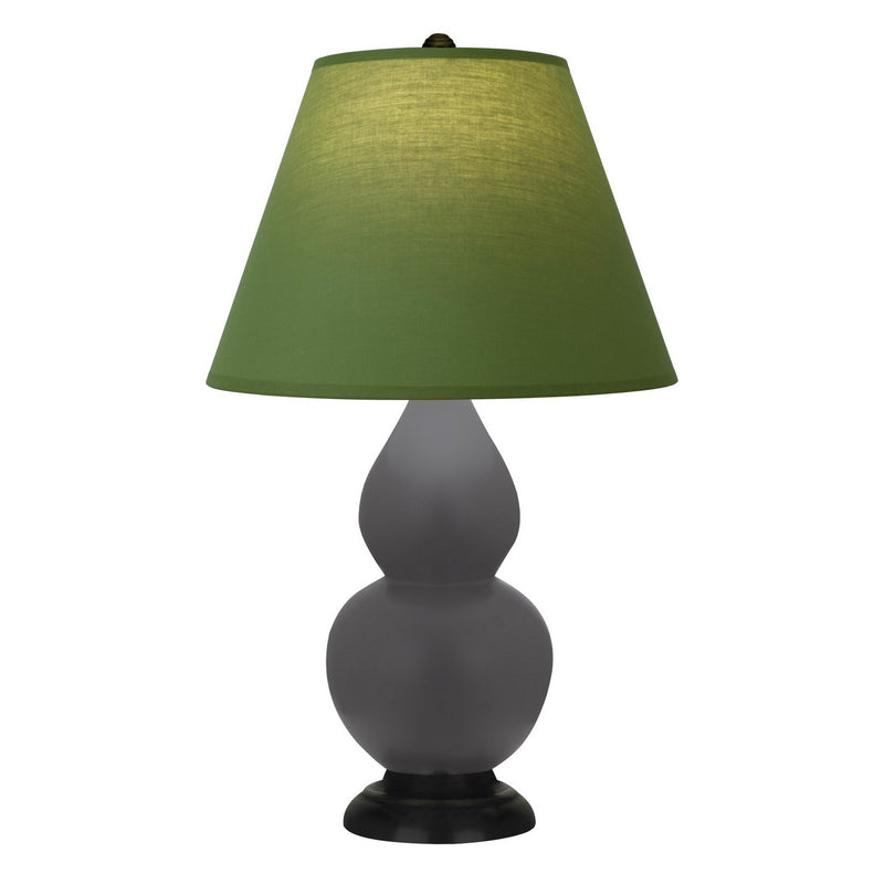 Robert Abbey MCR57G One Light Table Lamp, Matte Ash Glazed Ceramic w/Deep Patina Bronze