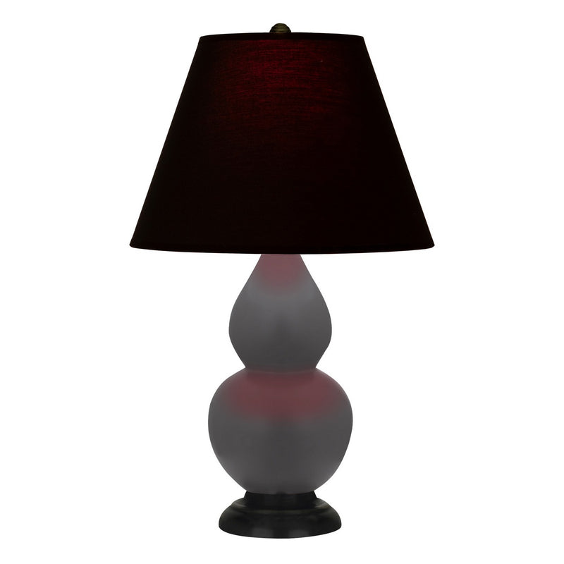 Robert Abbey MCR57K One Light Table Lamp, Matte Ash Glazed Ceramic w/Deep Patina Bronze