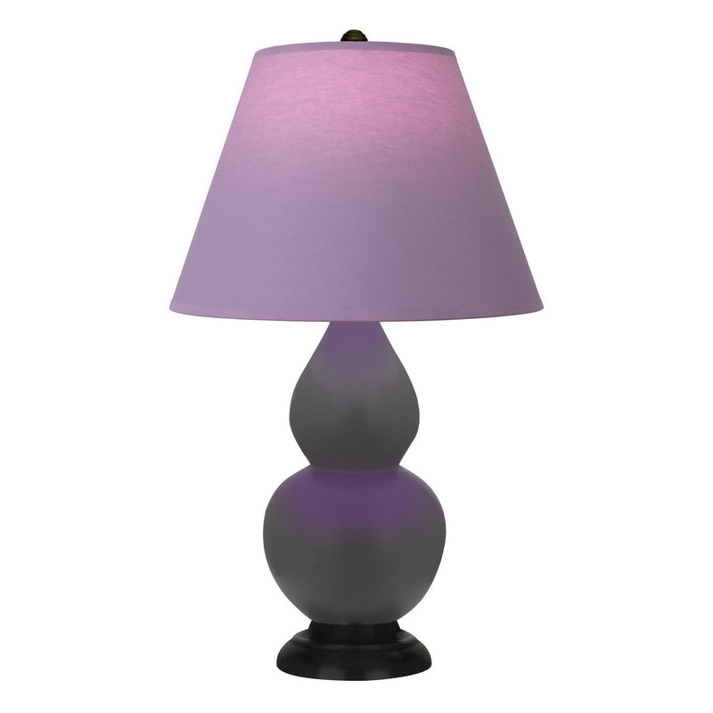 Robert Abbey MCR57L One Light Table Lamp, Matte Ash Glazed Ceramic w/Deep Patina Bronze