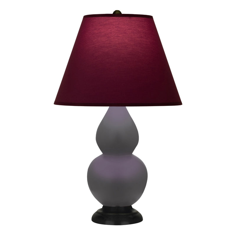 Robert Abbey MCR57P One Light Table Lamp, Matte Ash Glazed Ceramic w/Deep Patina Bronze