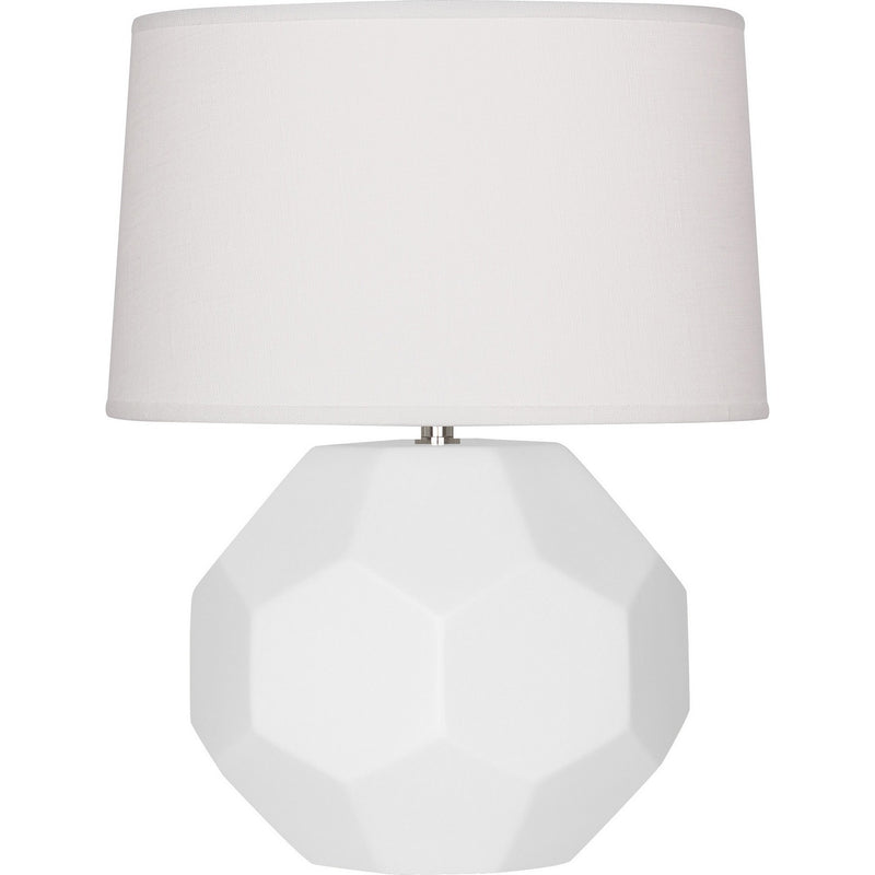Robert Abbey MDY01 One Light Table Lamp, Matte Daisy Glazed Ceramic