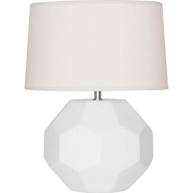 Robert Abbey MDY02 One Light Accent Lamp, Matte Daisy Glazed Ceramic