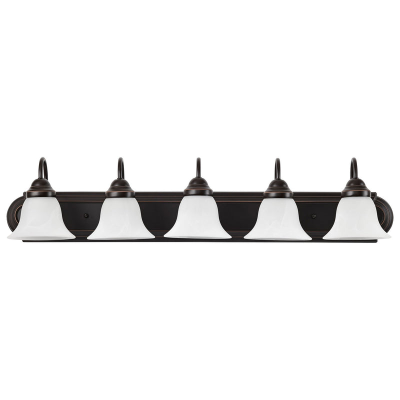 Nuvo Lighting 60-327 Five Light Vanity, Old Bronze