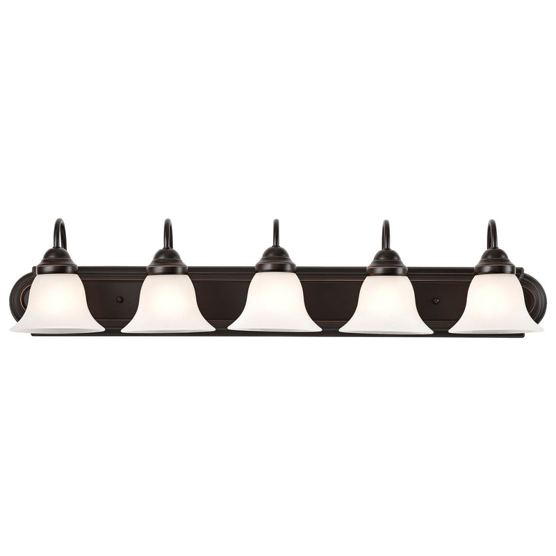 Nuvo Lighting 60-327 Five Light Vanity, Old Bronze