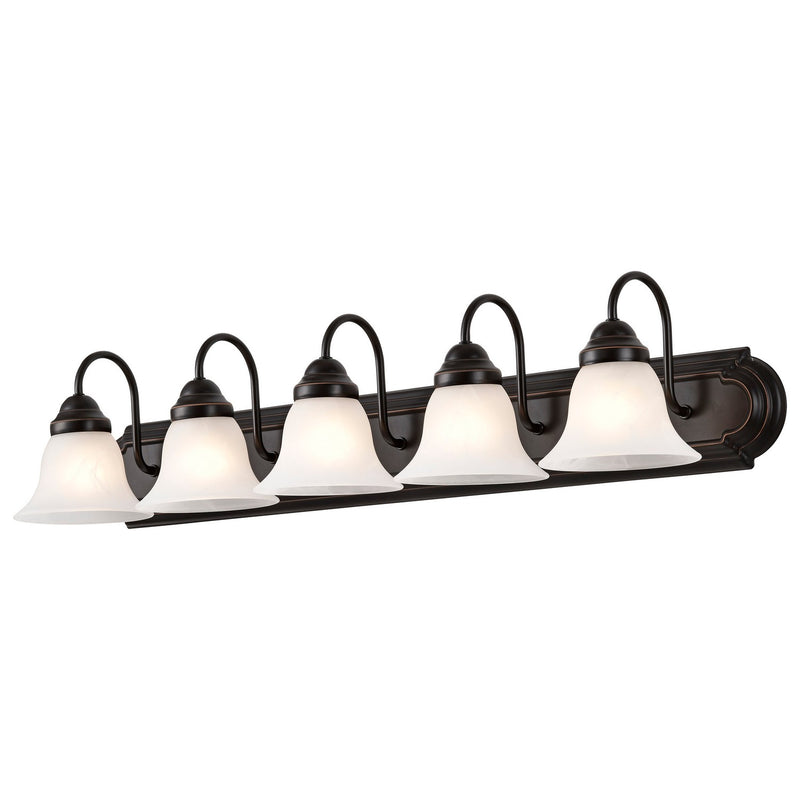 Nuvo Lighting 60-327 Five Light Vanity, Old Bronze