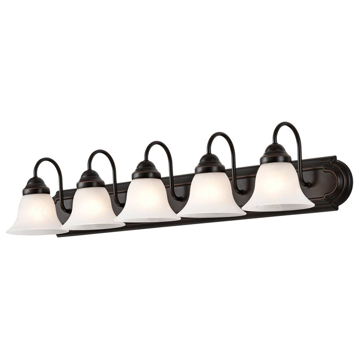 Nuvo Lighting 60-327 Five Light Vanity, Old Bronze