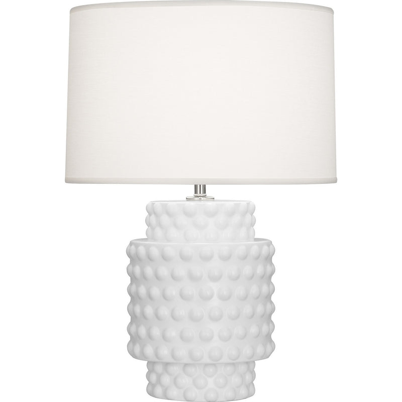 Robert Abbey MDY09 One Light Accent Lamp, Matte Daisy Glazed Textured Ceramic