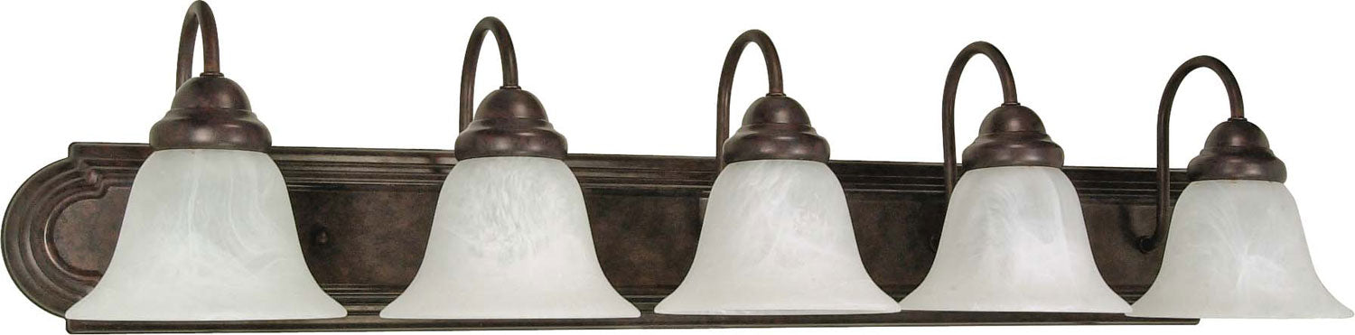 Nuvo Lighting 60-327 Five Light Vanity, Old Bronze