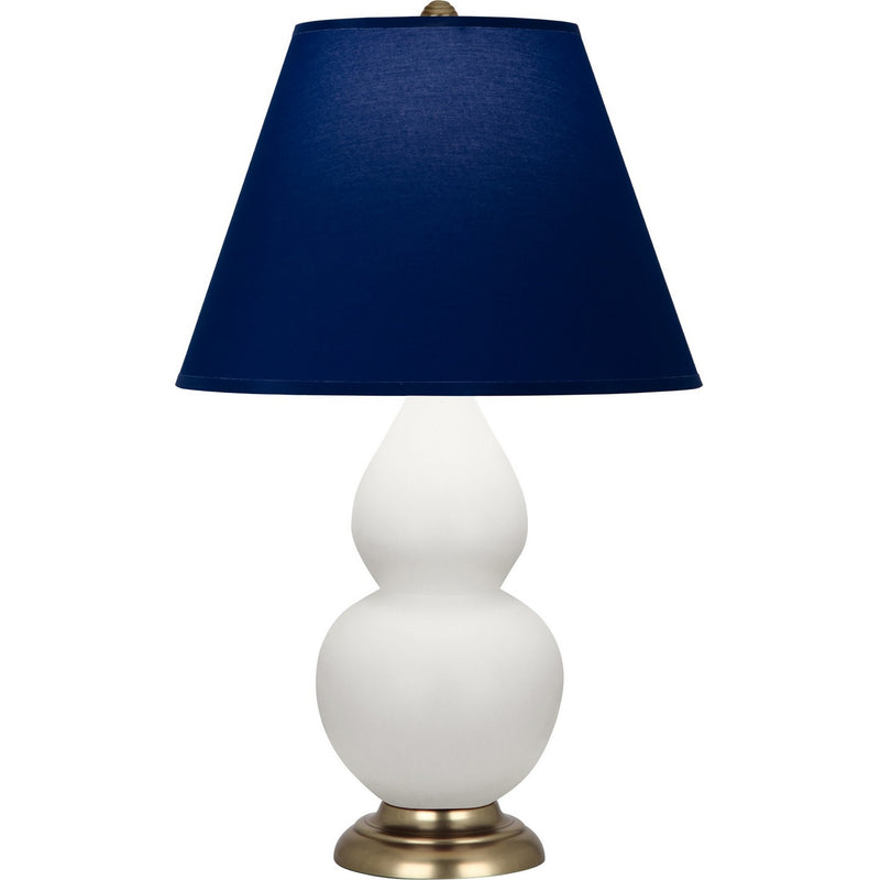 Robert Abbey MDY10N One Light Accent Lamp, Matte Daisy Glazed Ceramic w/Antique Natural Brass