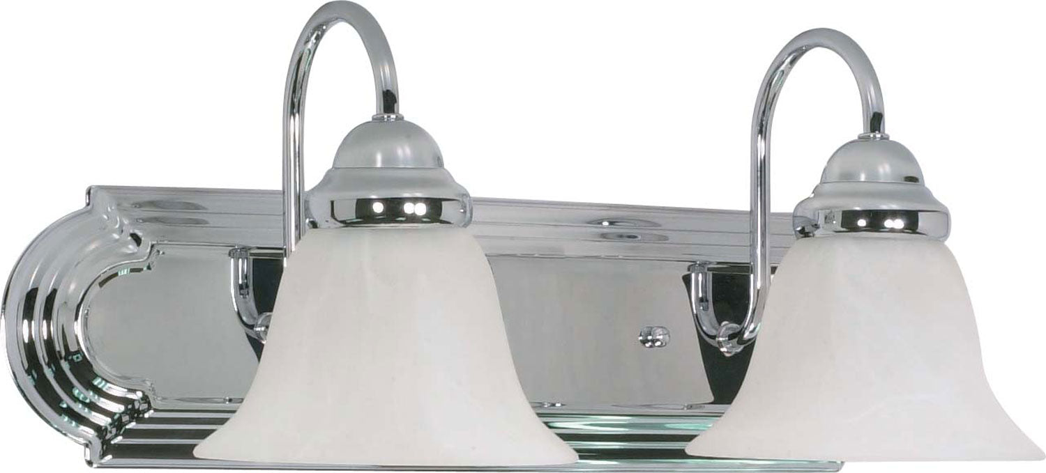 Nuvo Lighting 60-316 Two Light Vanity, Polished Chrome