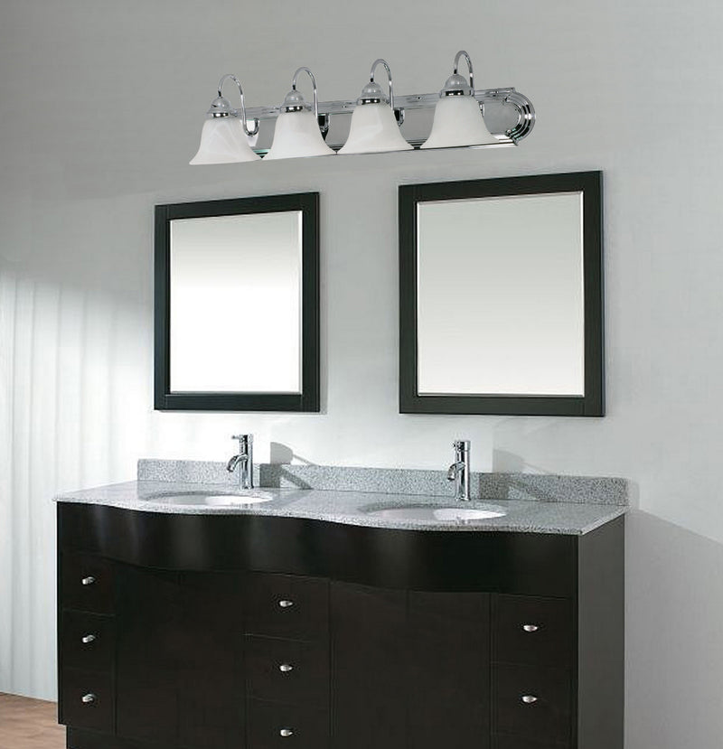 Nuvo Lighting 60-318 Four Light Vanity, Polished Chrome