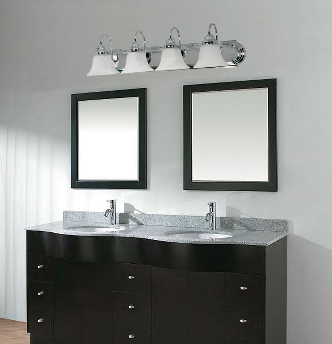 Nuvo Lighting 60-318 Four Light Vanity, Polished Chrome