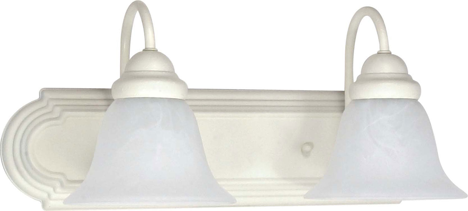 Nuvo Lighting 60-332 Two Light Vanity, Textured White