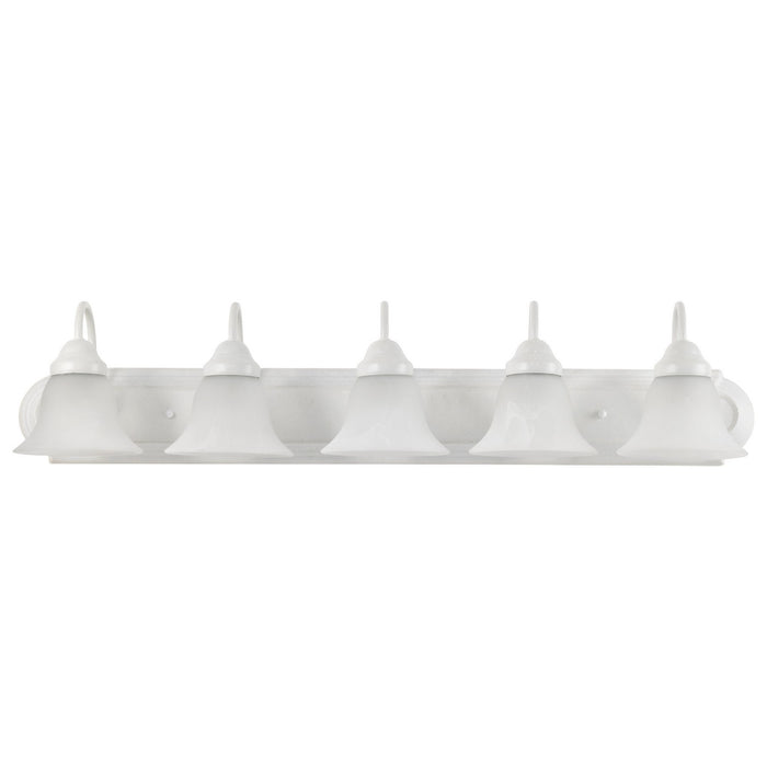 Nuvo Lighting 60-335 Five Light Vanity, Textured White