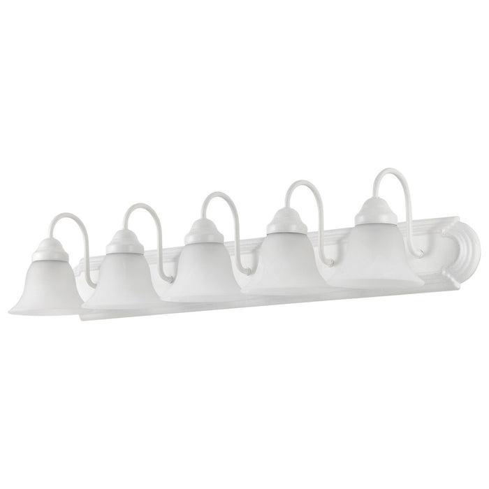 Nuvo Lighting 60-335 Five Light Vanity, Textured White