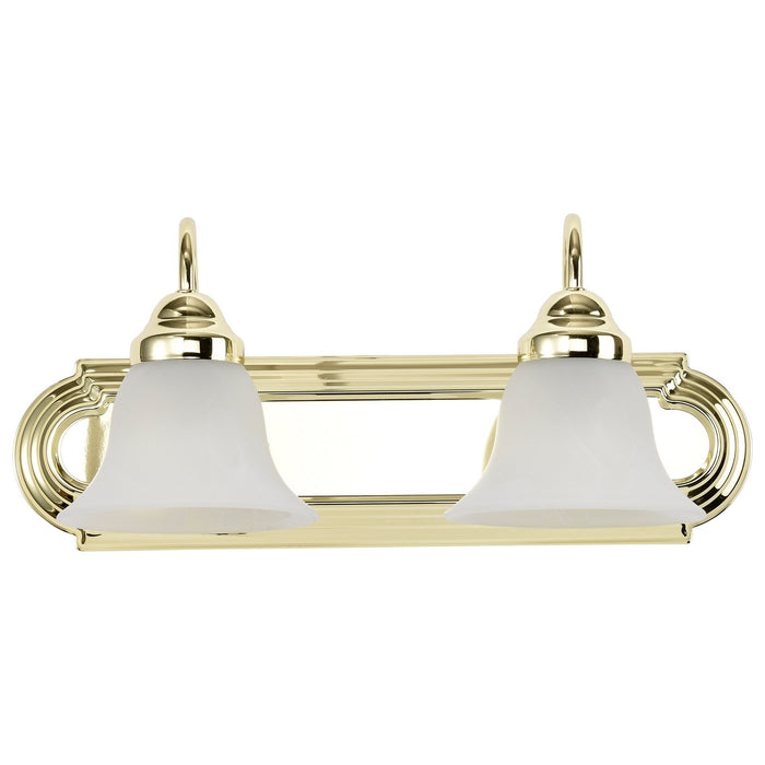 Nuvo Lighting 60-328 Two Light Vanity, Polished Brass