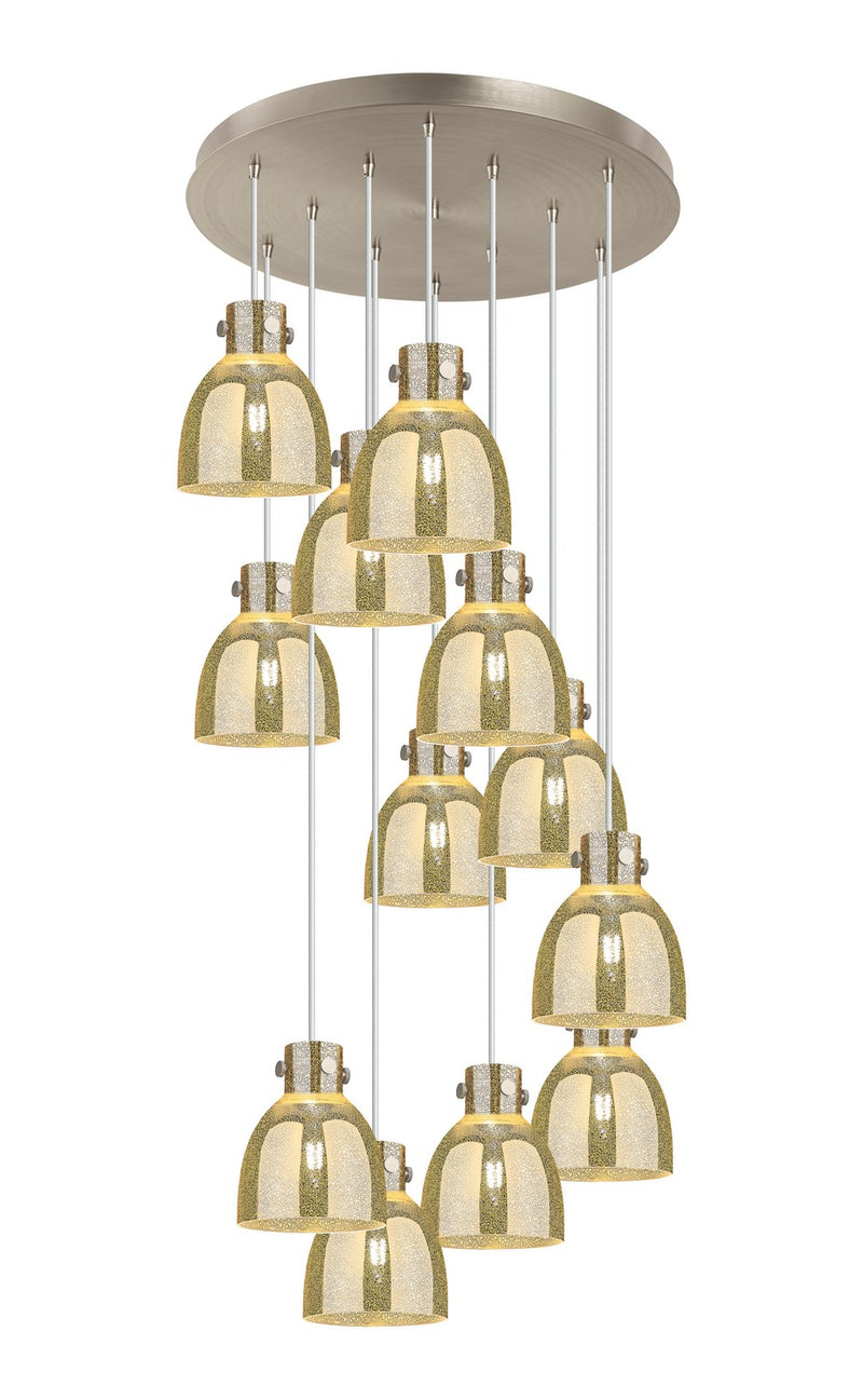 Innovations 126-410-1PS-SN-G412-8ME 12 Light Pendant, Brushed Satin Nickel