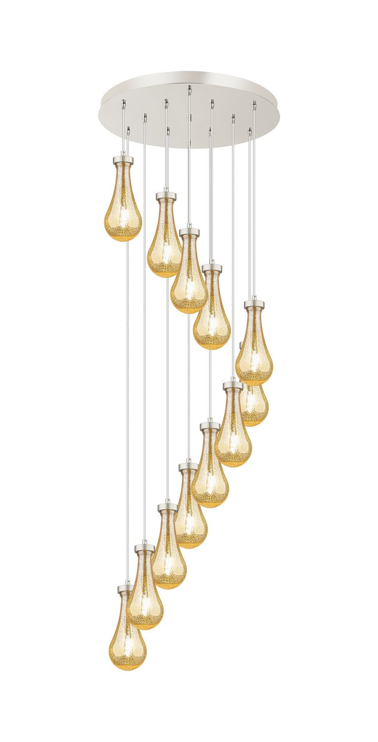 Innovations 126-451-1P-PN-G451-5ME 12 Light Pendant, Polished Nickel