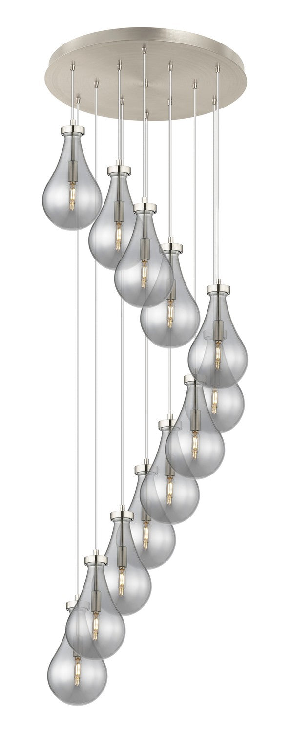 Innovations 126-451-1P-SN-G451-7SM 12 Light Pendant, Brushed Satin Nickel