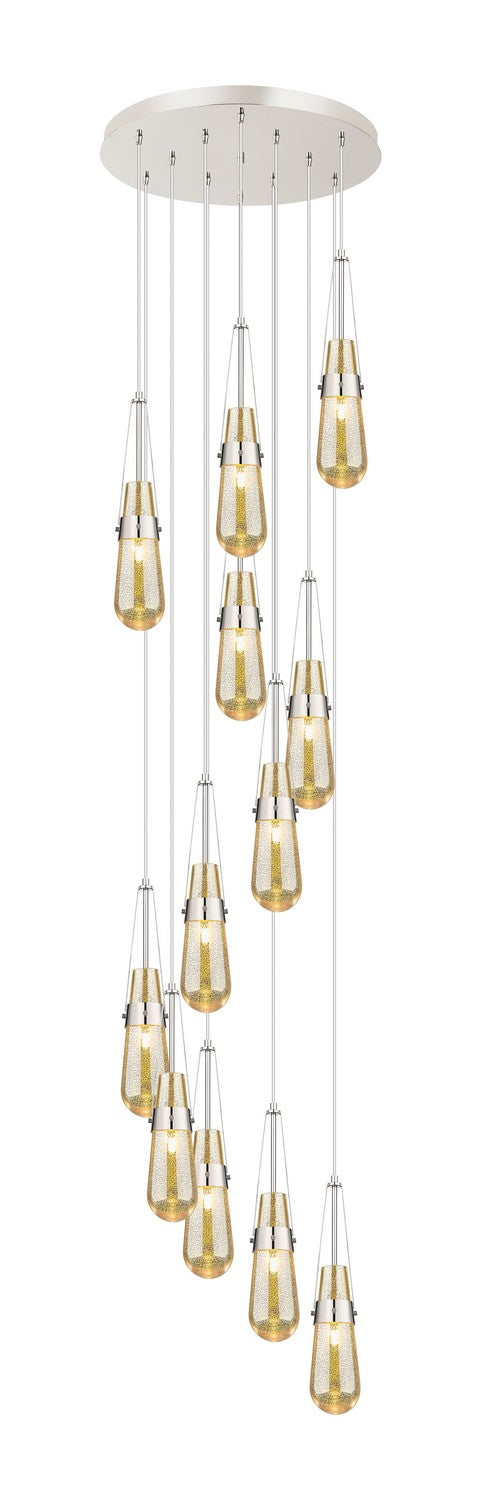 Innovations 126-452-1P-PN-G452-4ME 12 Light Pendant, Polished Nickel