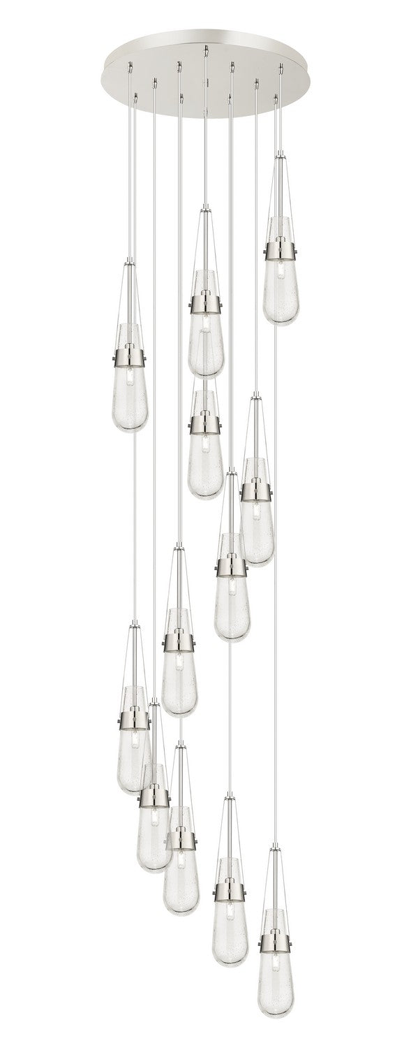 Innovations 126-452-1P-PN-G452-4SDY 12 Light Pendant, Polished Nickel