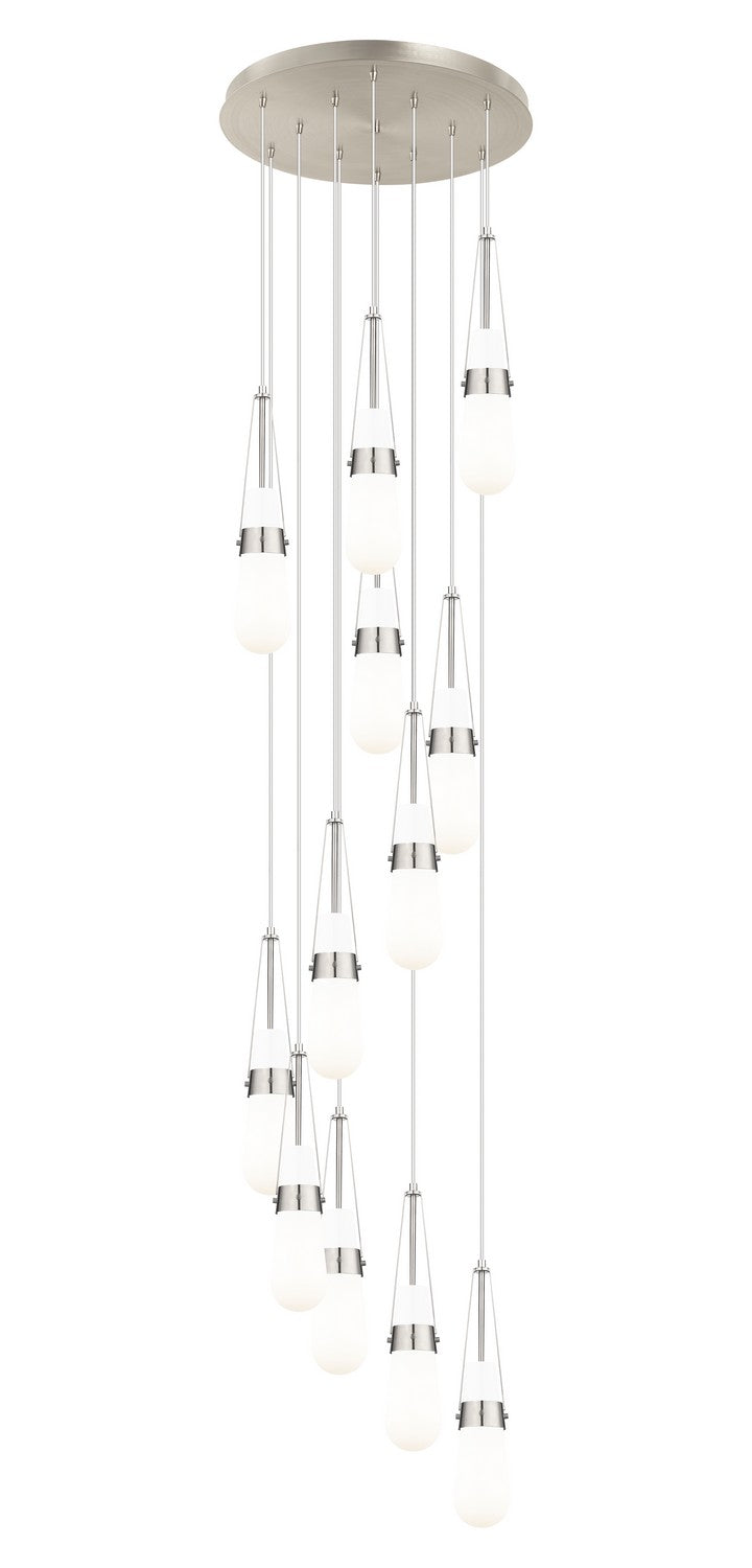 Innovations 126-452-1P-SN-G452-4GWH 12 Light Pendant, Brushed Satin Nickel