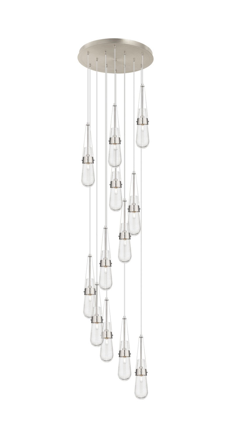 Innovations 126-452-1P-SN-G452-4SDY 12 Light Pendant, Brushed Satin Nickel