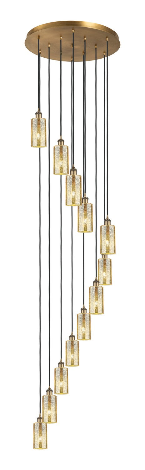 Innovations 126B-12P-BB-G434-7ME 12 Light Pendant, Brushed Brass