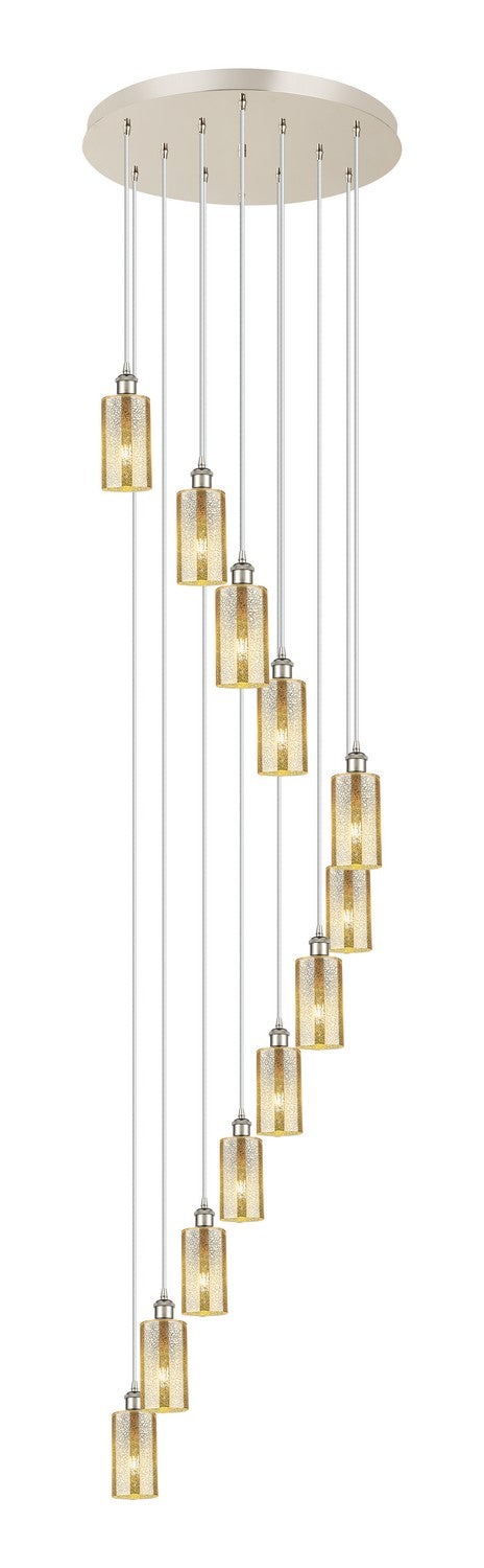 Innovations 126B-12P-PN-G434-7ME 12 Light Pendant, Polished Nickel