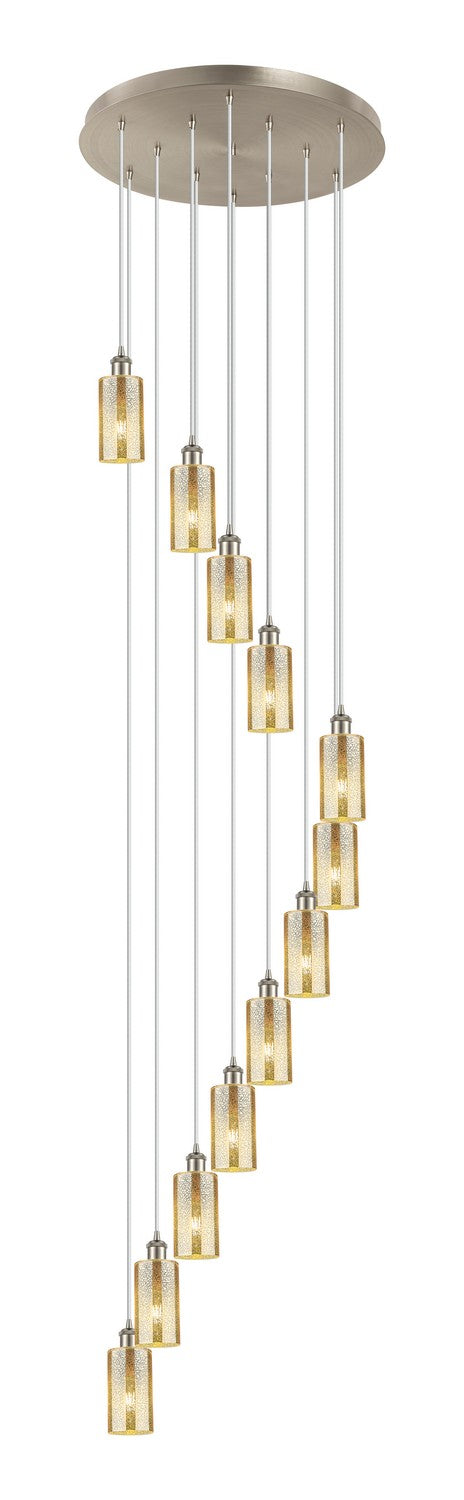 Innovations 126B-12P-SN-G434-7ME 12 Light Pendant, Brushed Satin Nickel