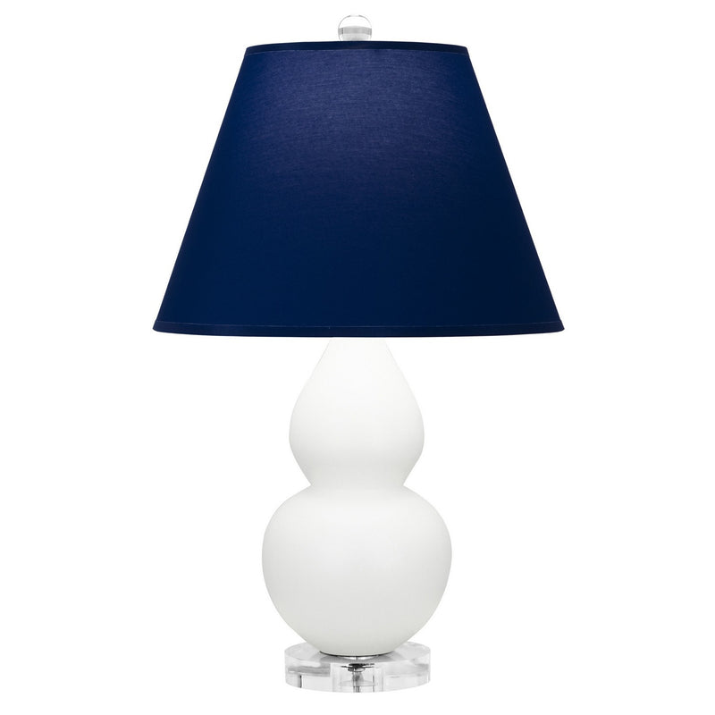 Robert Abbey MDY13N One Light Accent Lamp, Matte Daisy Glazed Ceramic w/Lucite