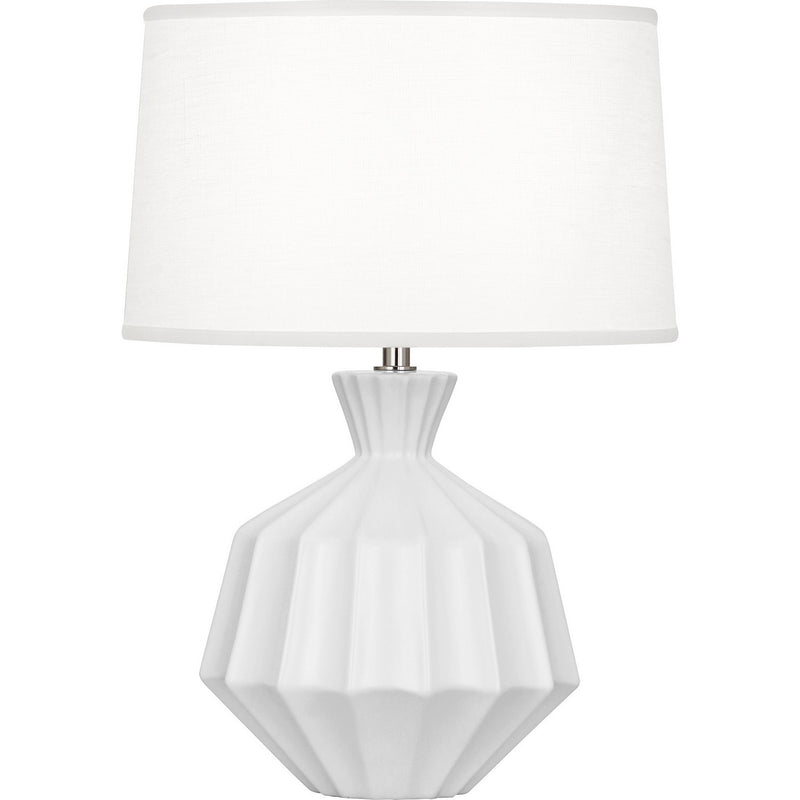 Robert Abbey MDY18 One Light Accent Lamp, Matte Daisy Glazed Ceramic