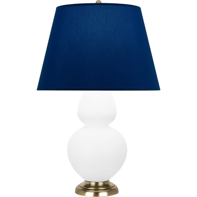 Robert Abbey MDY20N One Light Table Lamp, Matte Daisy Glazed Ceramic w/Antique Natural Brass