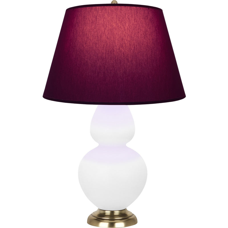 Robert Abbey MDY20P One Light Table Lamp, Matte Daisy Glazed Ceramic w/Antique Natural Brass